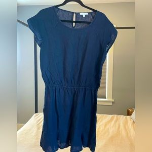 Joie linen dress with elastic waist- like new and only worn one time!